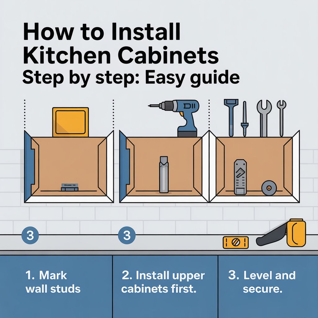 How to Install Kitchen Cabinets Step by Step: Easy Guide