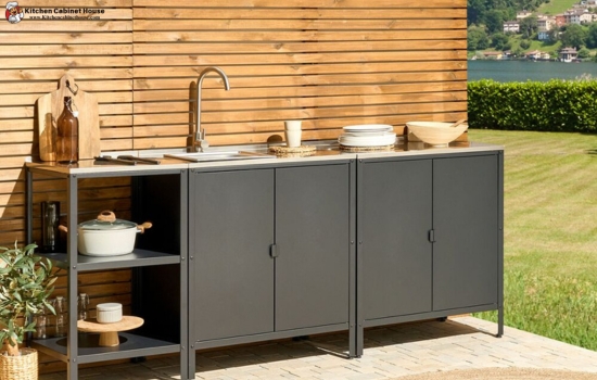 outdoor kitchen cabinet
