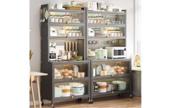 Kitchen Cabinet Rack Ideas