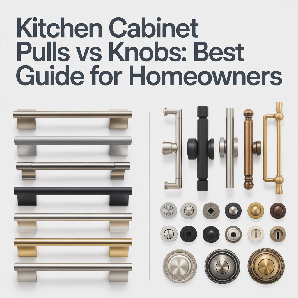 Kitchen Cabinet Pulls Vs Knobs: Best Guide For Homeowners