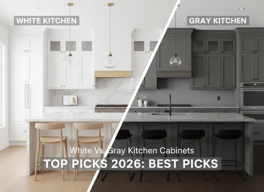 White Vs Gray Kitchen Cabinets| Top Picks 2026: Best Picks