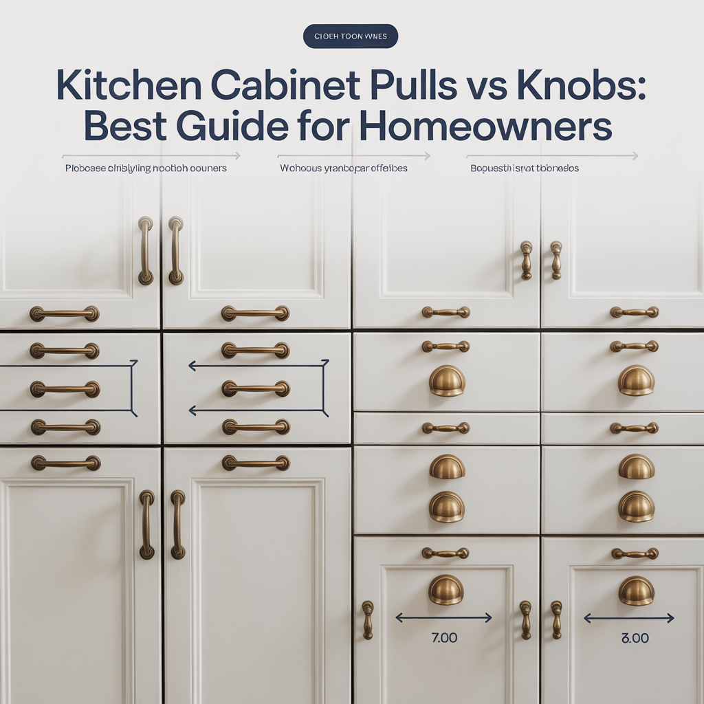 Kitchen Cabinet Pulls Vs Knobs