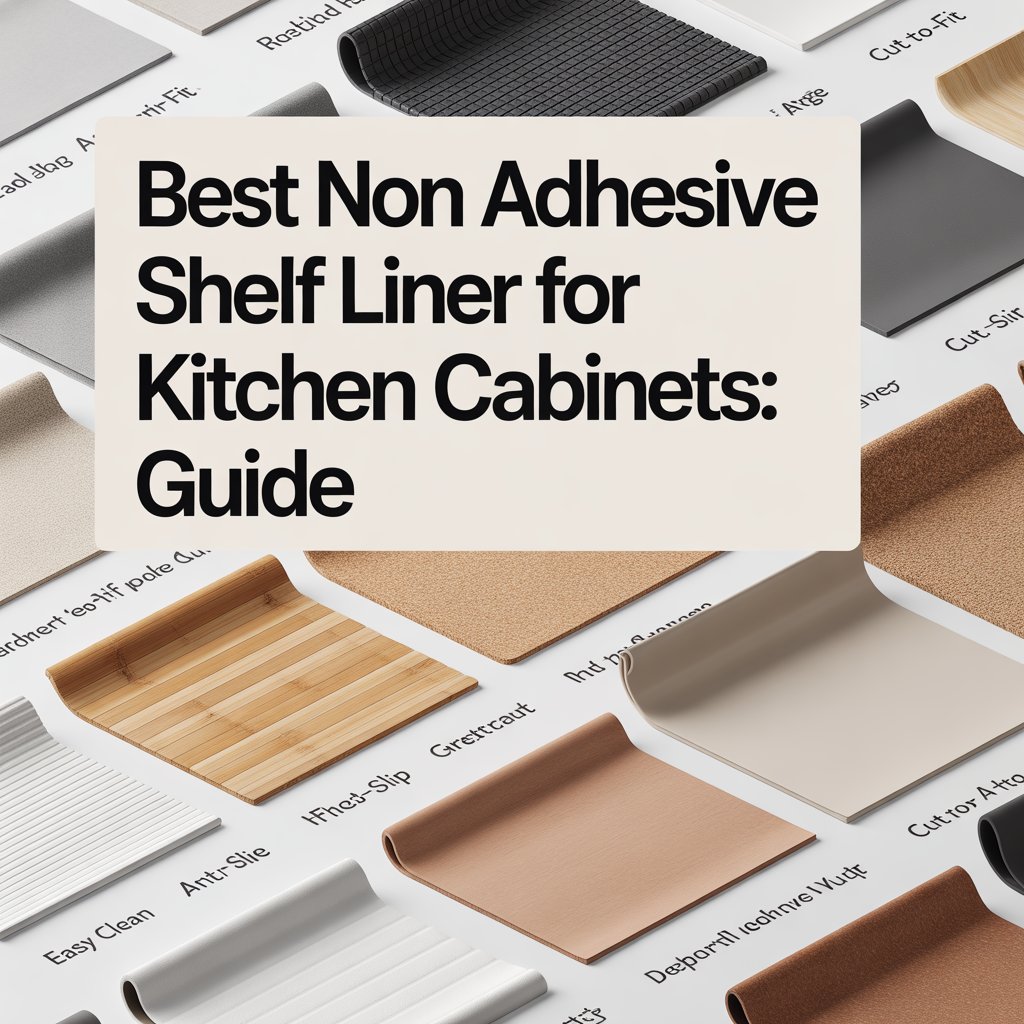 Best Non Adhesive Shelf Liner For Kitchen Cabinets: Guide