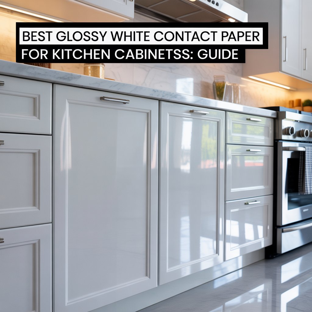 Best Glossy White Contact Paper For Kitchen Cabinets: Guide