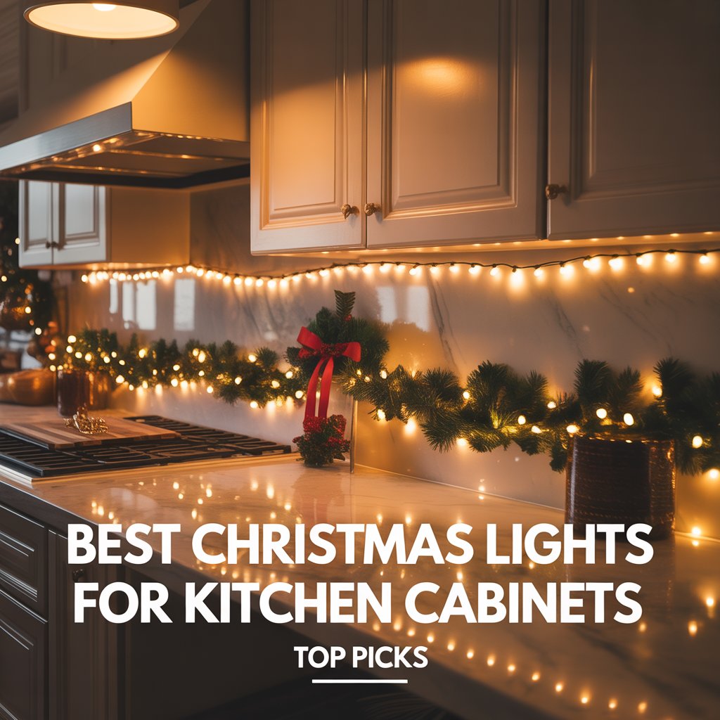 Best Christmas lights for kitchen cabinets