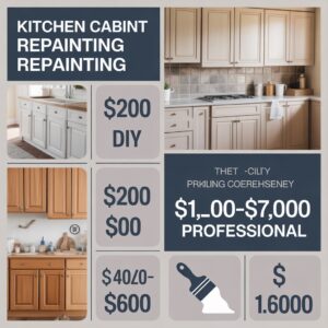 How Much Does It Cost To Repaint Kitchen Cabinets