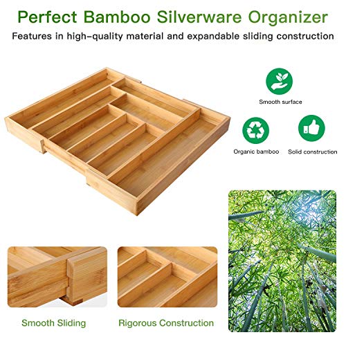 Best Bamboo Kitchen Drawer Organizer