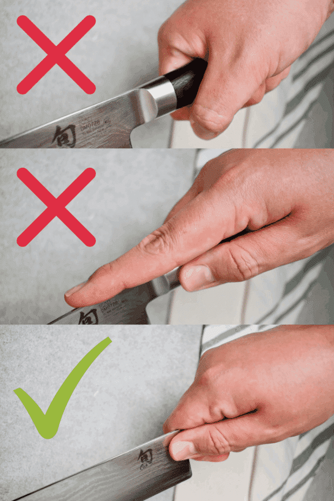 How To Hold A Kitchen Knife Properly