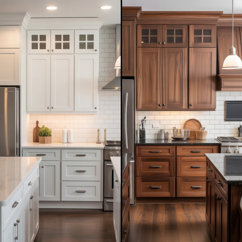 White Vs Brown Kitchen Cabinets: Which Works Best?