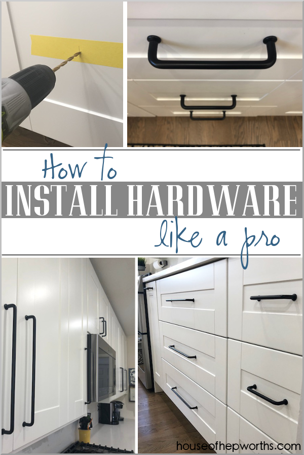 How To Put Hardware On Kitchen Cabinets