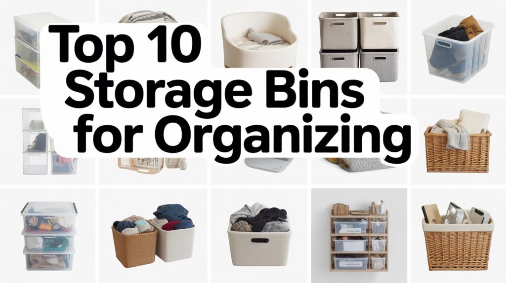 Top 10 Storage Bins For Organizing