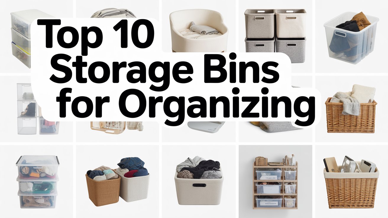 Top 10 Storage Bins For Organizing
